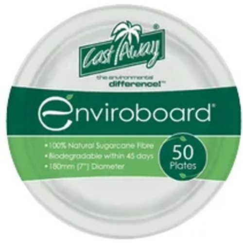 Enviroboard Side Plates, Small Round - Cafe Supply