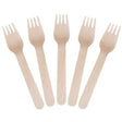 Envirocutlery Wooden Forks - Cafe Supply