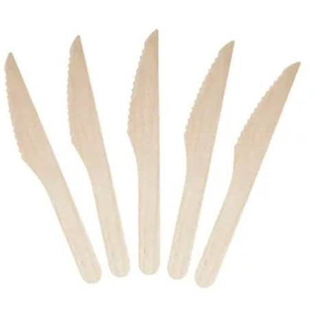Envirocutlery Wooden Knives - Cafe Supply