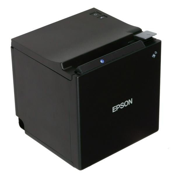 EPSON TM-M30II Black Receipt Printer with Built-In USB, Ethernet & Bluetooth. Includes AC Adaptor & Cable - Cafe Supply