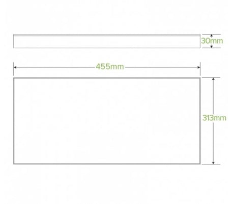 EXTRA LARGE BIOBOARD CATERING TRAY LIDS - Cafe Supply