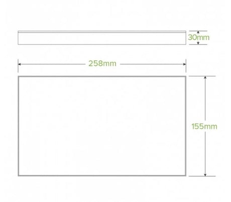 EXTRA SMALL BIOBOARD CATERING TRAY BASES - Cafe Supply