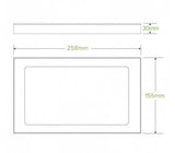 EXTRA SMALL BIOBOARD CATERING TRAY PLA WINDOW LIDS - Cafe Supply