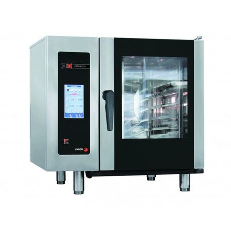 Fagor 6 trays electric advance plus touchscreen control combi oven APE-061 - Cafe Supply
