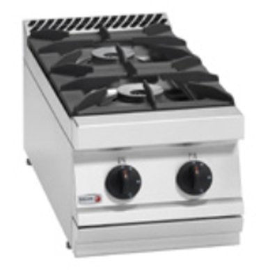 Fagor 700 series natural gas 2 burner boiling top with cast CG7-20H - Cafe Supply