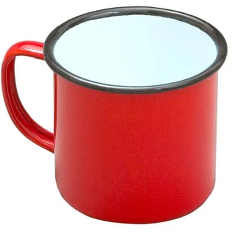 Falcon Mug Enamelware Red 8Cm 284Ml - Cafe Supply