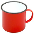 Falcon Mug Enamelware Red 9Cm 500Ml - Cafe Supply