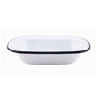 FALCON PIE DISH OBLONG ENAMELWARE 18CM - Cafe Supply