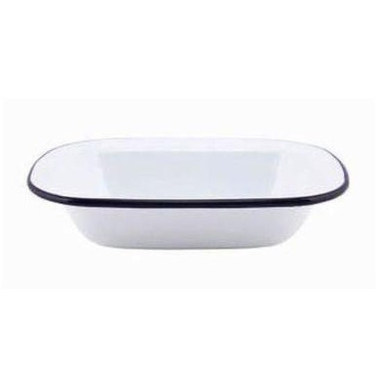 FALCON PIE DISH OBLONG ENAMELWARE 18CM - Cafe Supply