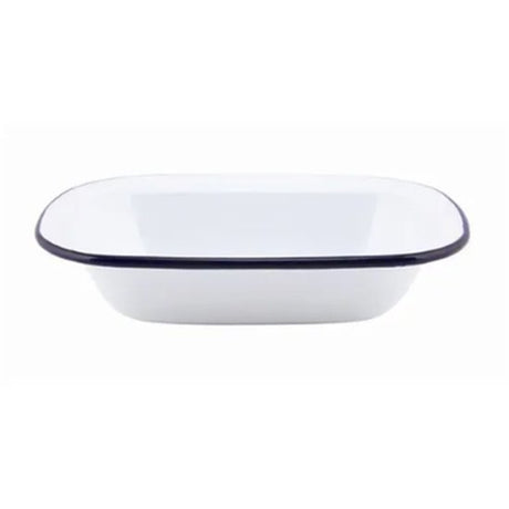 Falcon Pie Dish Oblong Enamelware 20Cm - Cafe Supply