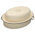 FALCON ROASTER OVAL ENAMELWARE CREAM - Cafe Supply