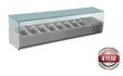 FED-X Flat Glass Salad Bench - XVRX1800/380 - Cafe Supply