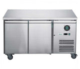 FED-X S/S Two Door Bench Freezer - XUB6F13S2V - Cafe Supply