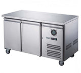 FED-X S/S Two Door Bench Freezer - XUB7F13S2V - Cafe Supply