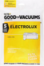 FILTA ELECTROLUX D746 PAPER VACUUM CLEANER BAGS 5 PACK (F010) - Cafe Supply