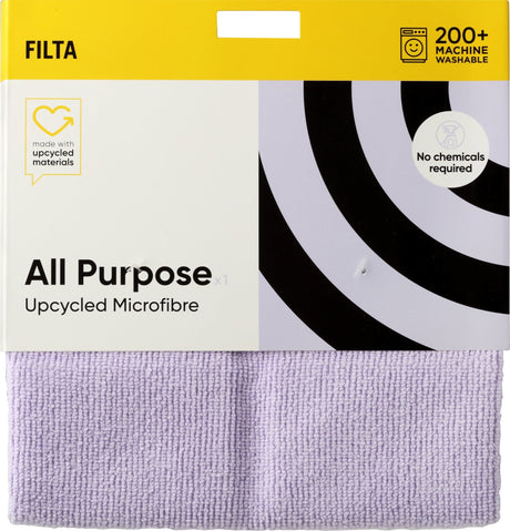 FILTA UPCYCLED MICROFIBRE CLOTH - ALL PURPOSE - PURPLE - Cafe Supply