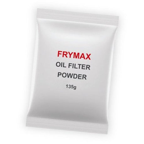 FM-PD90-135G Frymax Oil Filter Powder 90 × 135g Satchels - Cafe Supply