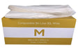 FP Compostable Bin Liner 80L - White, 800mm x 1000mm x 30mu (350) Per Box - Cafe Supply