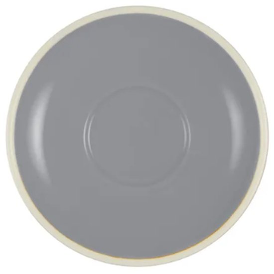 French Grey/White Saucer 10/15/20/24 - Cafe Supply