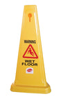 GALA SAFETY CONE - "WET FLOOR" YELLOW 680MM - Cafe Supply