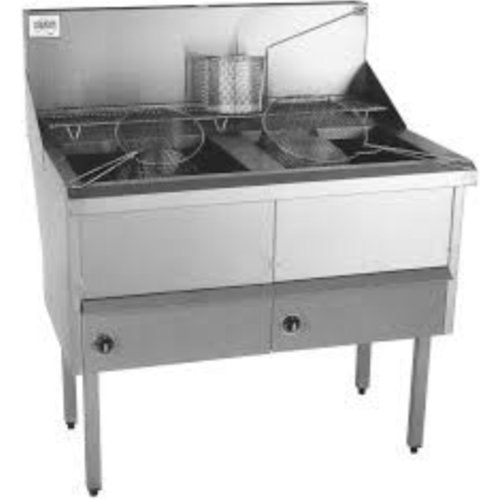 Gas Fish and Chips Fryer - WFS-2/18 - Cafe Supply