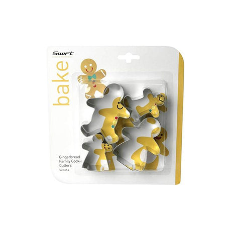 GINGERBREAD FAMILY COOKIE CUTTER SET (6) - Cafe Supply