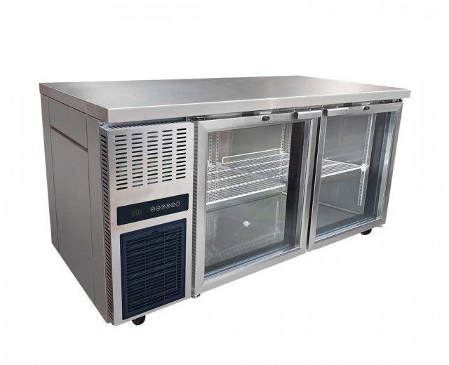 Glass Door Workbench Fridge - TL1500TNG - Cafe Supply