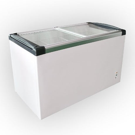 GLASS TOP CHEST FREEZER 420P SD-420P - Cafe Supply