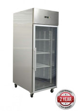 GN650BTG GRAND ULTRA Single Glass Door Upright Freezer 685L - Cafe Supply