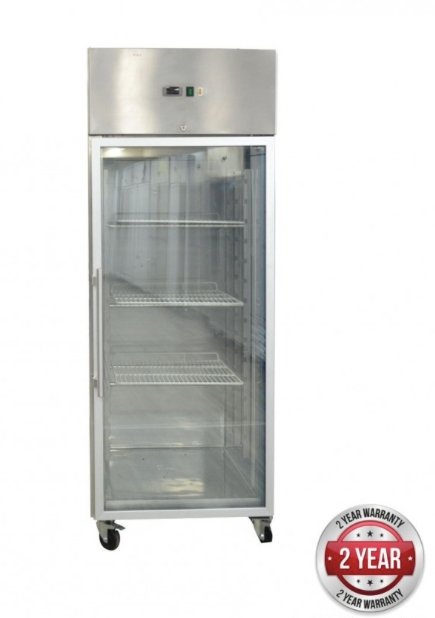 GN650BTG GRAND ULTRA Single Glass Door Upright Freezer 685L - Cafe Supply