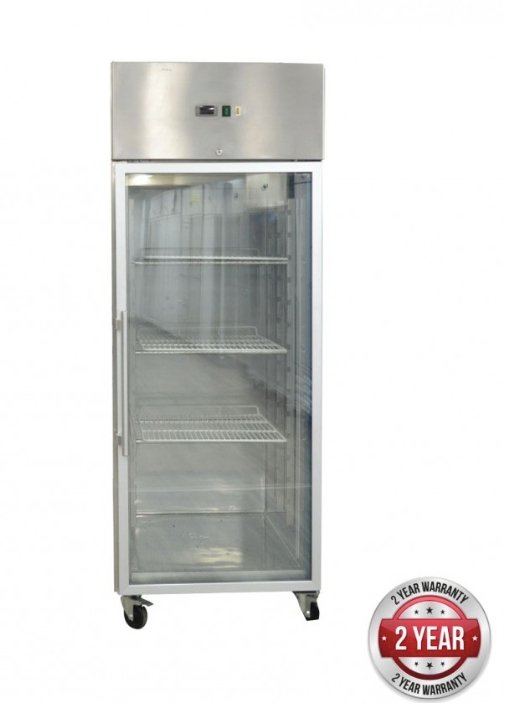 GN650BTG GRAND ULTRA Single Glass Door Upright Freezer 685L - Cafe Supply