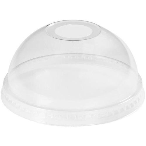 Green Choice Clear Cup Dome Lid PLA 12/16/20oz - Cafe Supply