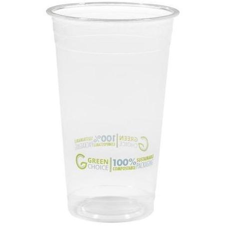 Green Choice Clear Cup PLA 20oz - Cafe Supply