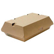 Green Choice Corrugated Rectangular Clamshell - Cafe Supply