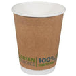 Green Choice Double Wall Cup PLA - 12oz - Cafe Supply