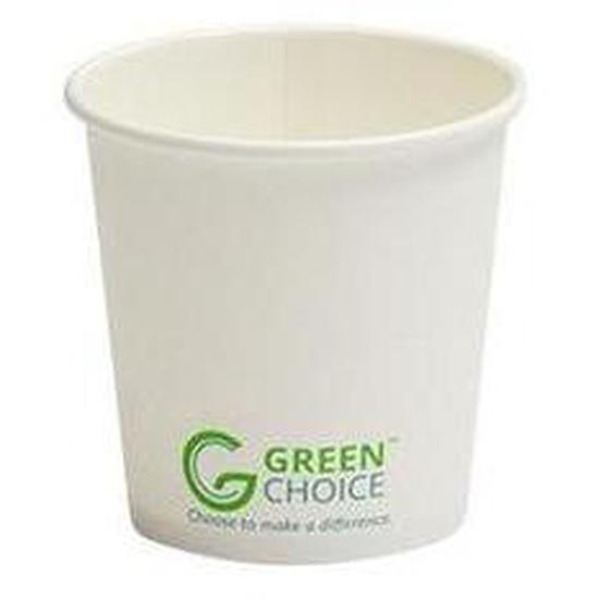 Green Choice Single Wall Cup PLA - 4oz - Cafe Supply