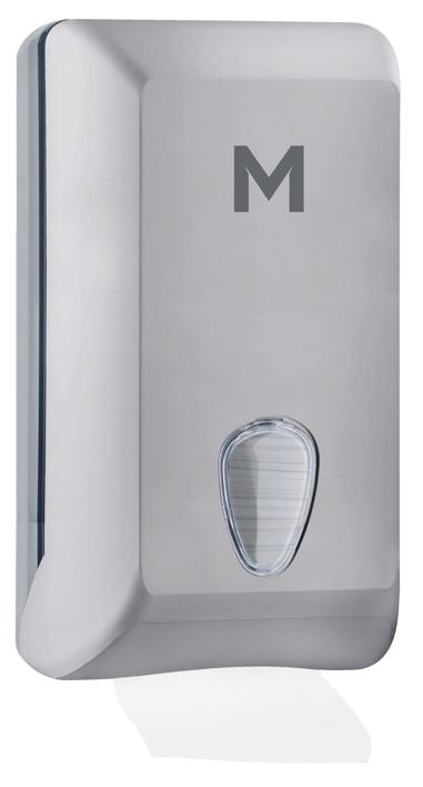 Half Slimfold Towel Dispenser - Silver, 400 Sheet Capacity (1) Per Each - Cafe Supply