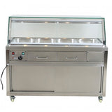 Heated Bain Marie Food Display - PG150FE-YG - Cafe Supply