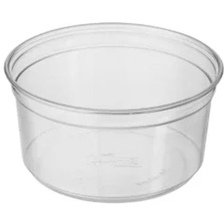 High Clarity Deli Containers 237ml 8oz - Cafe Supply