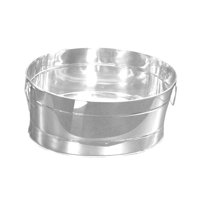 ICE TUB OVAL STAINLESS STEEL 43 X 31CM - Cafe Supply
