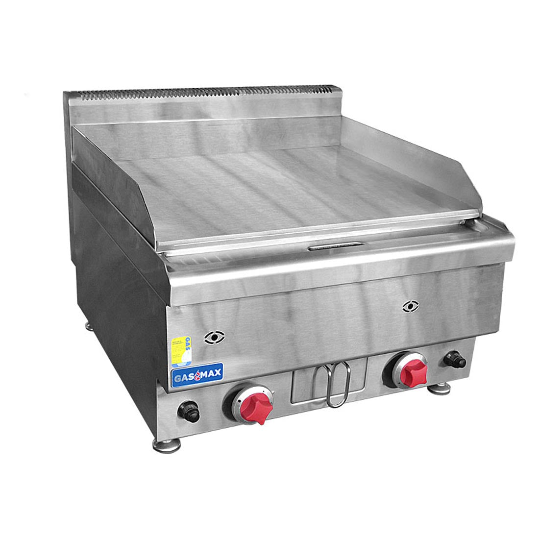 JUS-TRG60 GASMAX Benchtop 2 Bunner Griddle 600mm - Cafe Supply