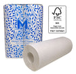 Kitchen Paper Towels - White, 272mm x 226mm, 2 Ply (20) Per Box - Cafe Supply