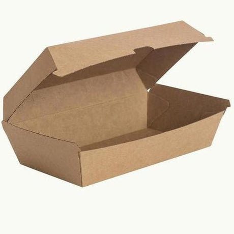 Kraft Snack Box Large - 20x10.5x4.5cm - Cafe Supply
