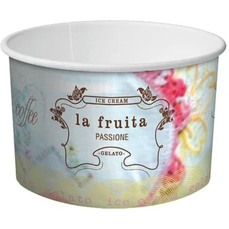 La Fruita Paper Ice Cream / Gelato Cups - Cafe Supply