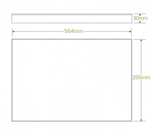 LARGE BIOBOARD CATERING TRAY LIDS - Cafe Supply