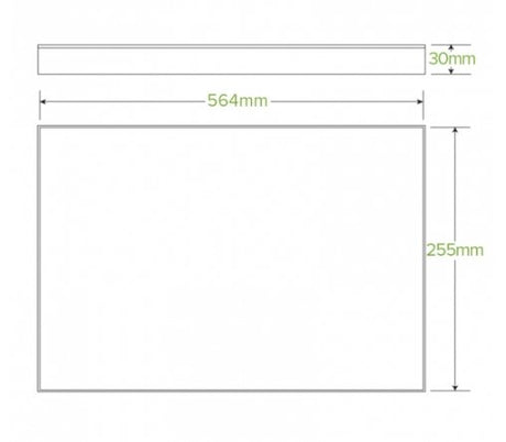 LARGE BIOBOARD CATERING TRAY LIDS - Cafe Supply