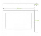 LARGE BIOBOARD CATERING TRAY PLA WINDOW LIDS - Cafe Supply