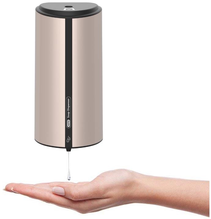 Liquid Automatic Wall Dispenser - Gold, 850ml Capacity (1) Per Each - Cafe Supply