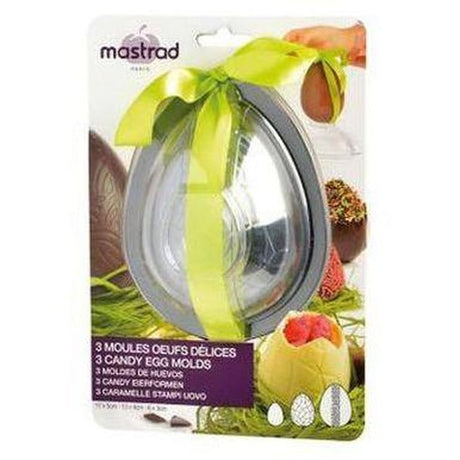 Mastrad 3 Candy Egg Moulds - Cafe Supply