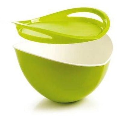 Mastrad 5Ltr Salad Bowl & Tray - Green - Cafe Supply